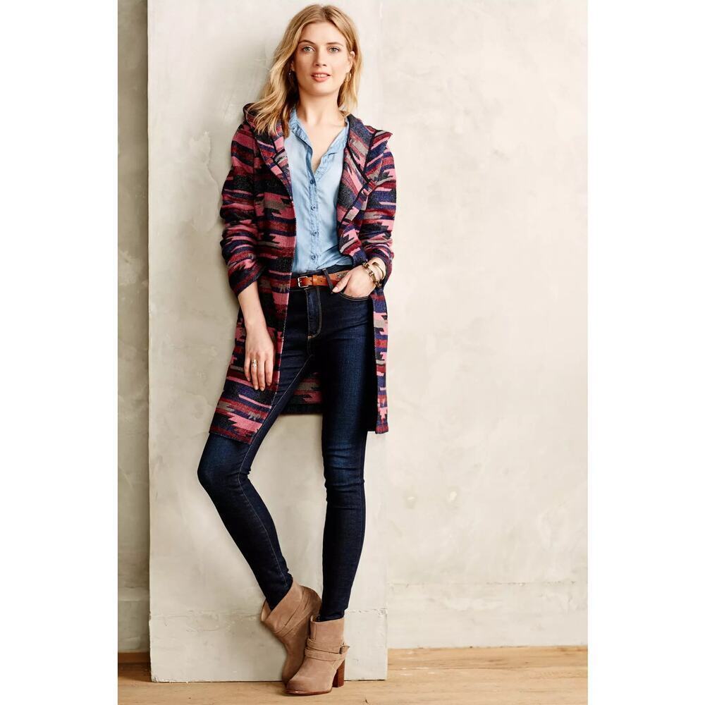 Tabitha Leona Wrap Coat Size M - Picture 3 of 8